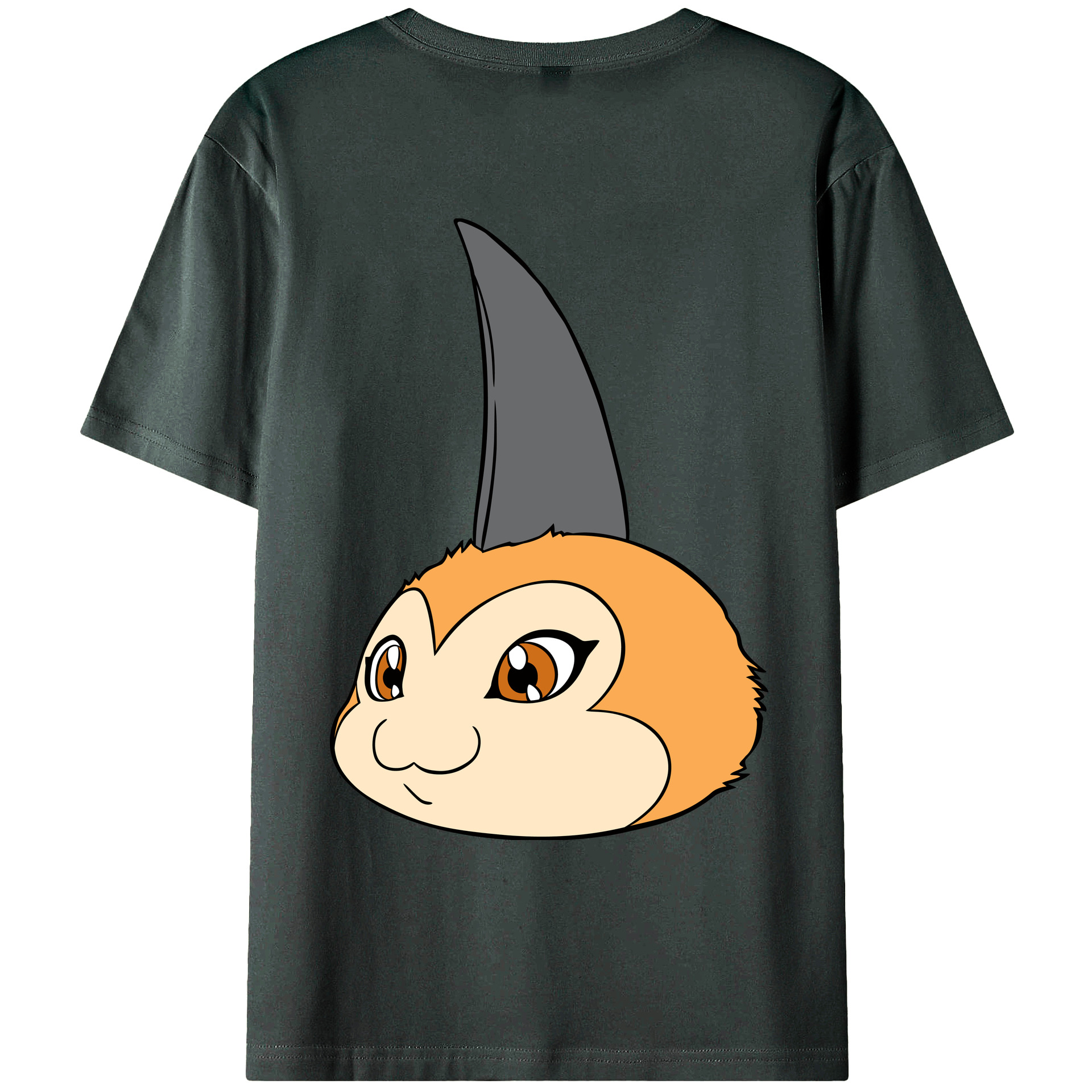 （画像用） Digimon デジタルモンスター/デジモン 綿100％ メンズ半袖Tシャツ（バックプリント） 通気性